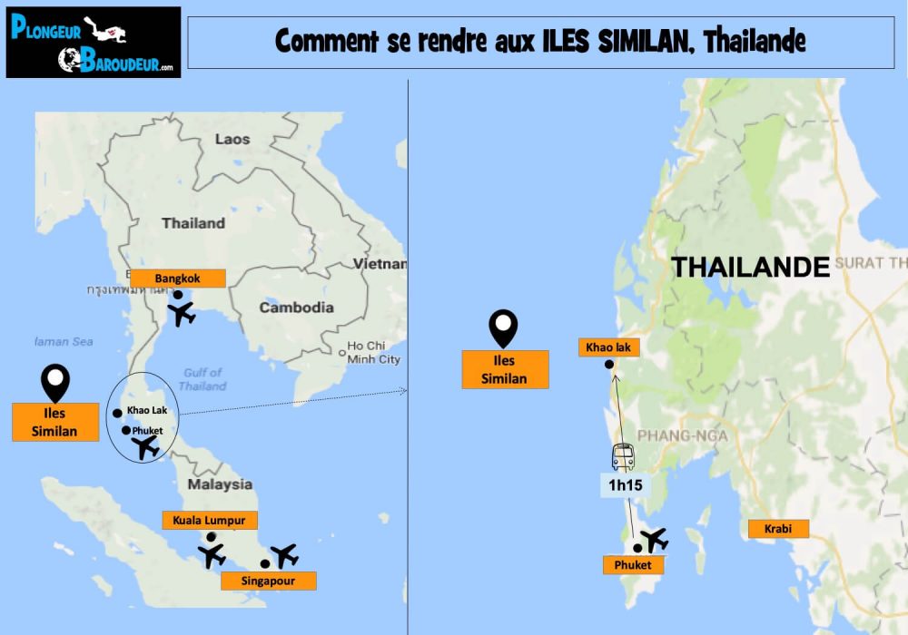 carte-comment-aller-aux-iles-similan-thailande